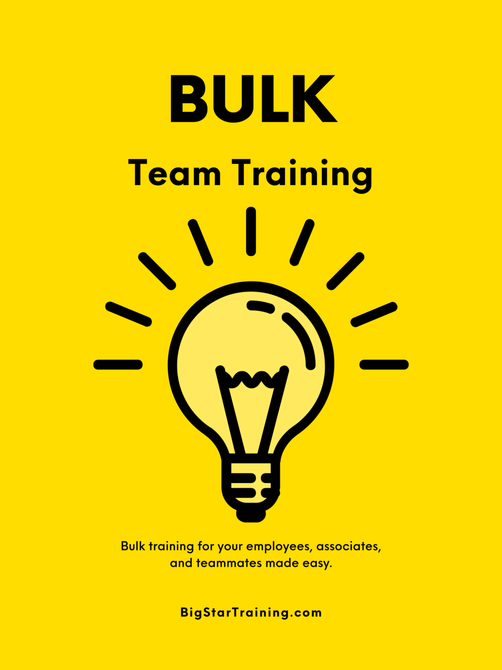 Bulk Team Training