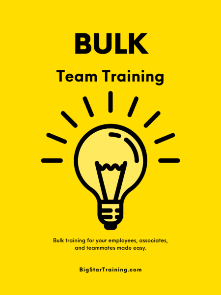 Bulk Team Training